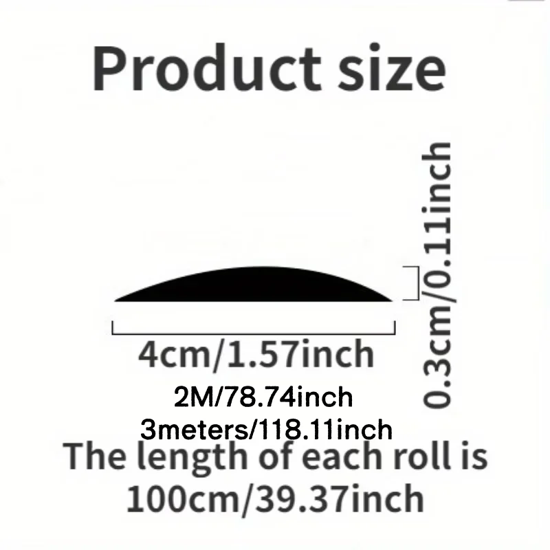 1PC 1/2/3meters PVC Floor Transition Strip Threshold Edging Trim Strip Self Adhesive Doorway Floor Joining Strip Home Hardware
