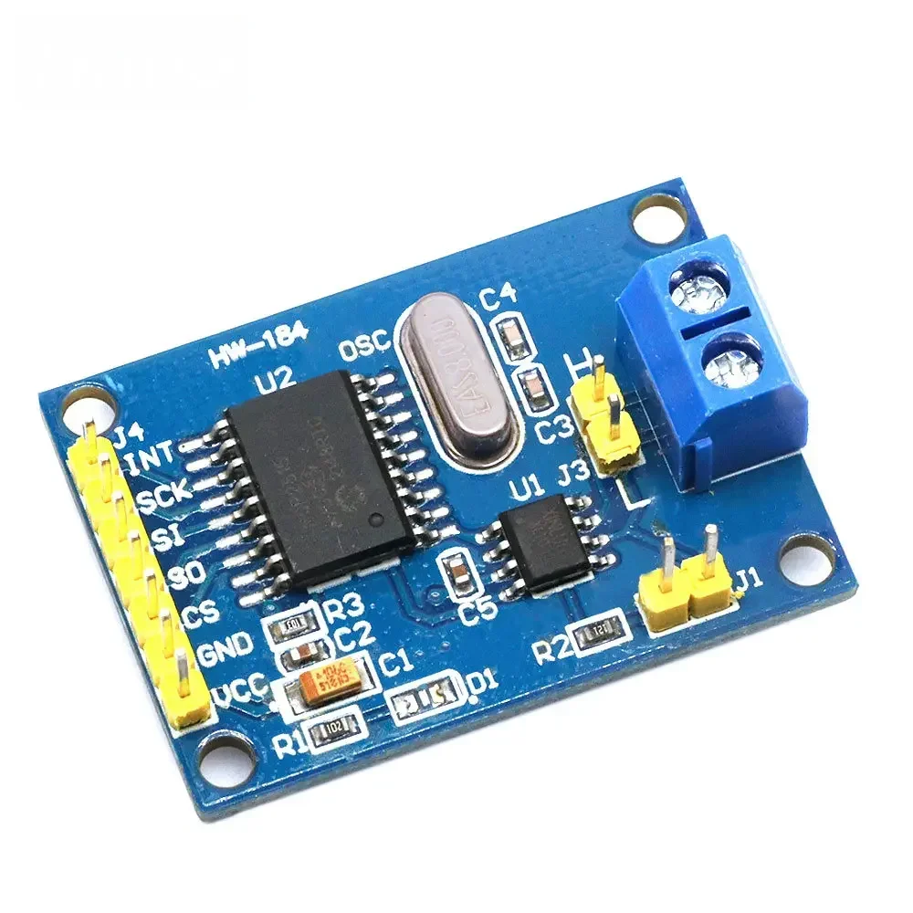 MCP2515 CAN Bus Module Board TJA1050 Receiver SPI For 51 MCU ARM Controller