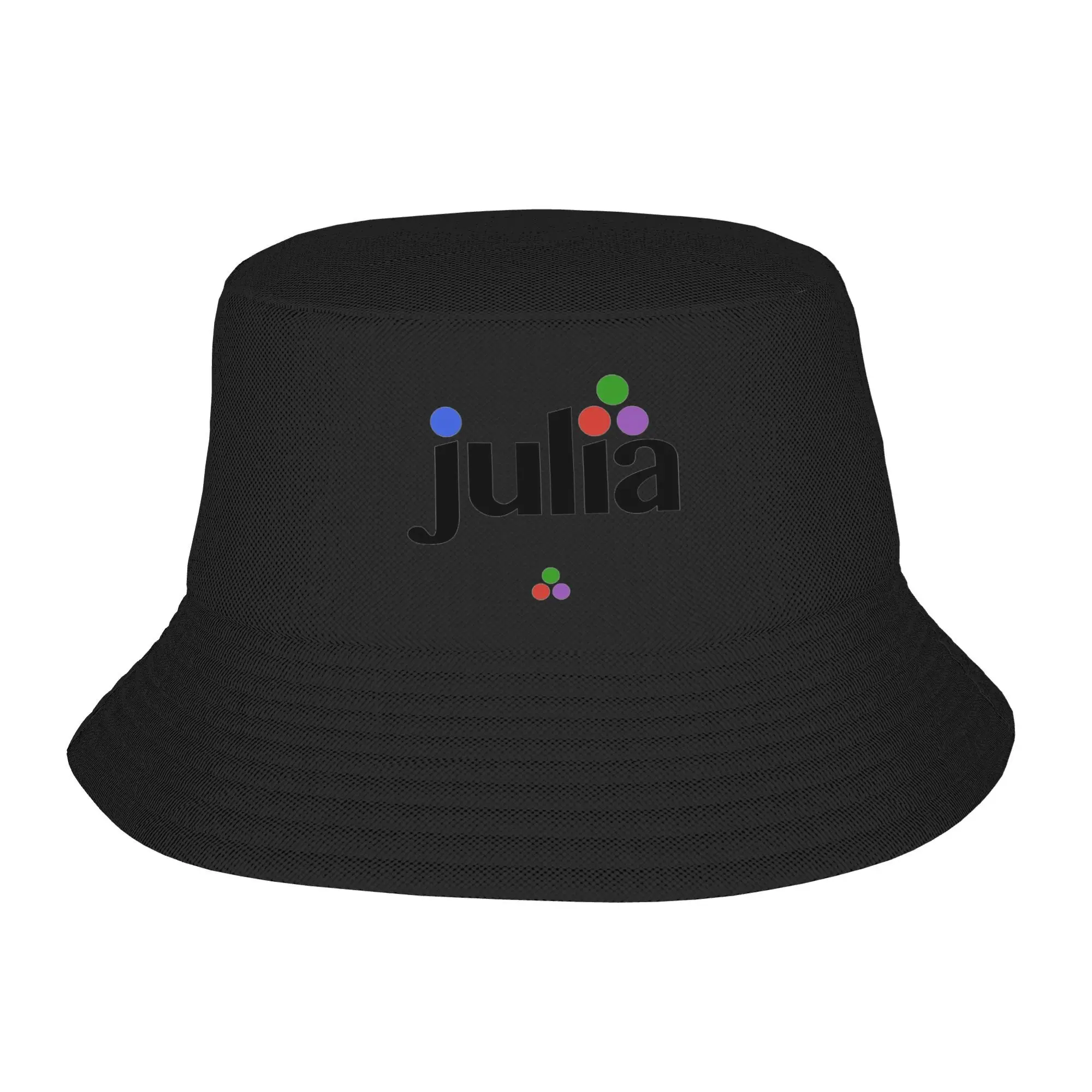 

Julia Hex Logo Bucket Hat Panama Bob Hats Outdoor Fashion Autumn For Summer Beach Fishing Unisex Fisherman Caps