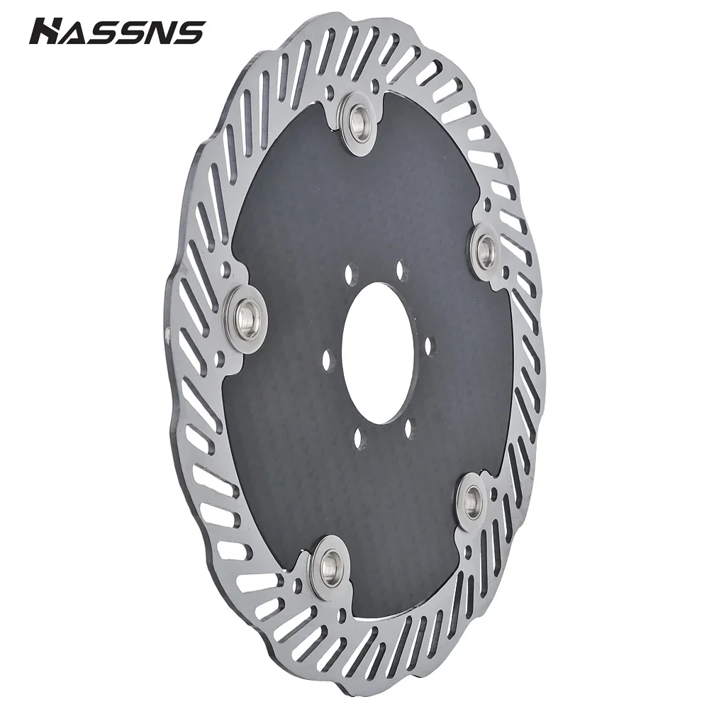 

HASSNS Centerlock Carbon Fiber Brake Disc 160mm 140mm MTB Floating Rotor Bicycle Disc Brakes