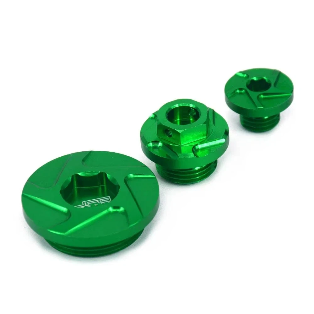 Motorrad Motocross CNC Motorsteuerkappen Öleinfüllstutzen Kurbelgehäusedeckel für KAWASAKI KX250F KX450F KLX450R KX250 Dirt Bike