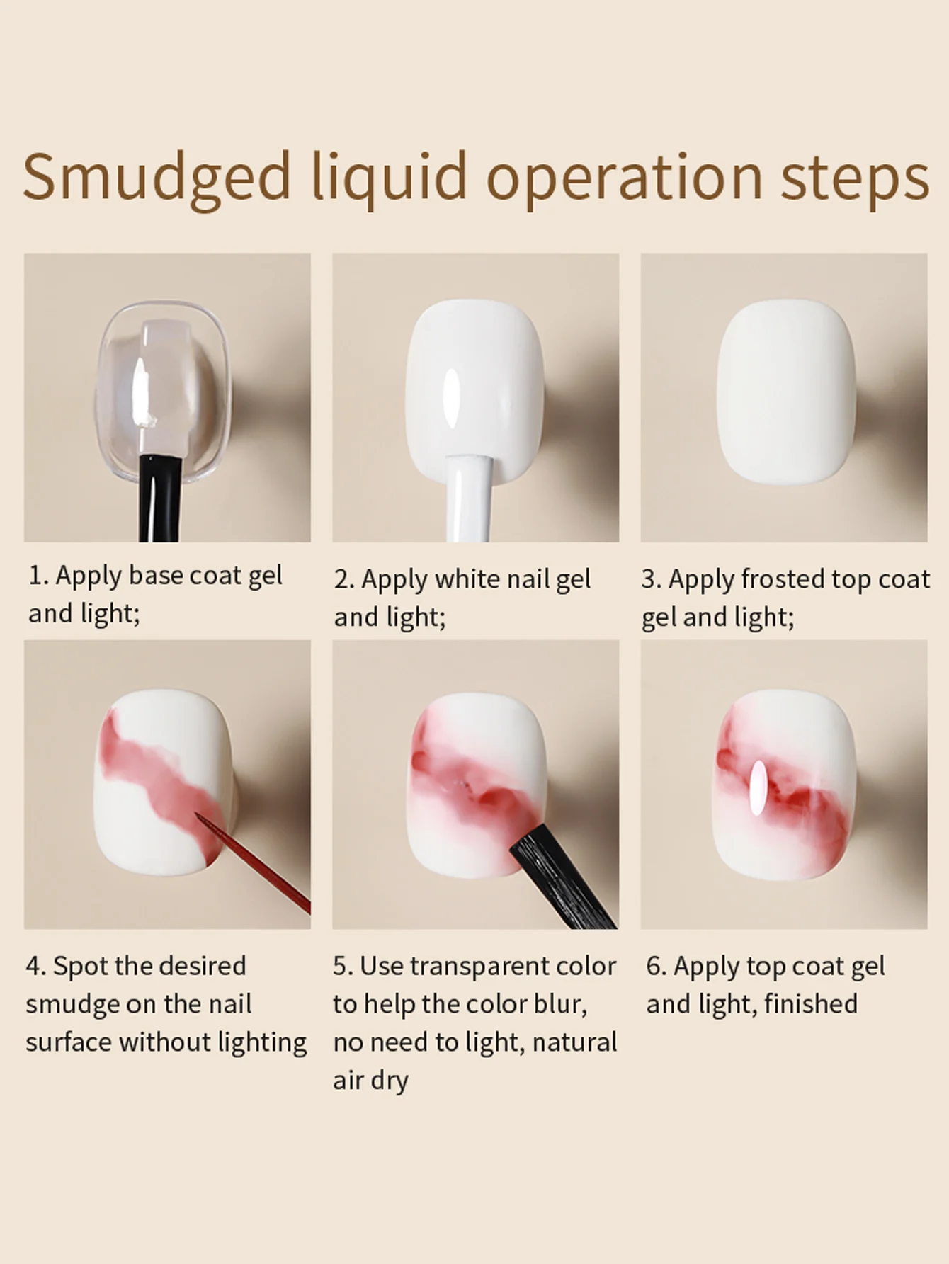 1 PC/16 PC NAIL Blooming GEL (ในตัวแปรงบาง), 16ml CLEAR Blooming GEL เล็บ, กระจาย Effects Soak Off UV เจลสําหรับเล็บ