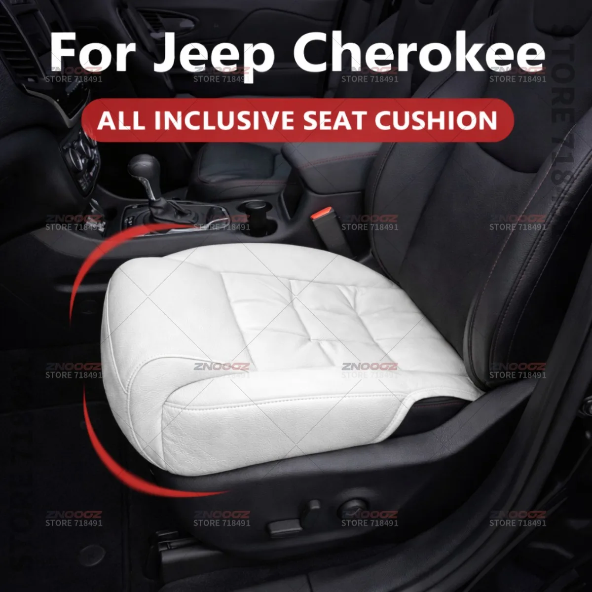 

Подушка-удлинитель для автомобильного сиденья с эффектом памяти, подушка-подставка для ног, аксессуары для салона Jeep Cherokee
