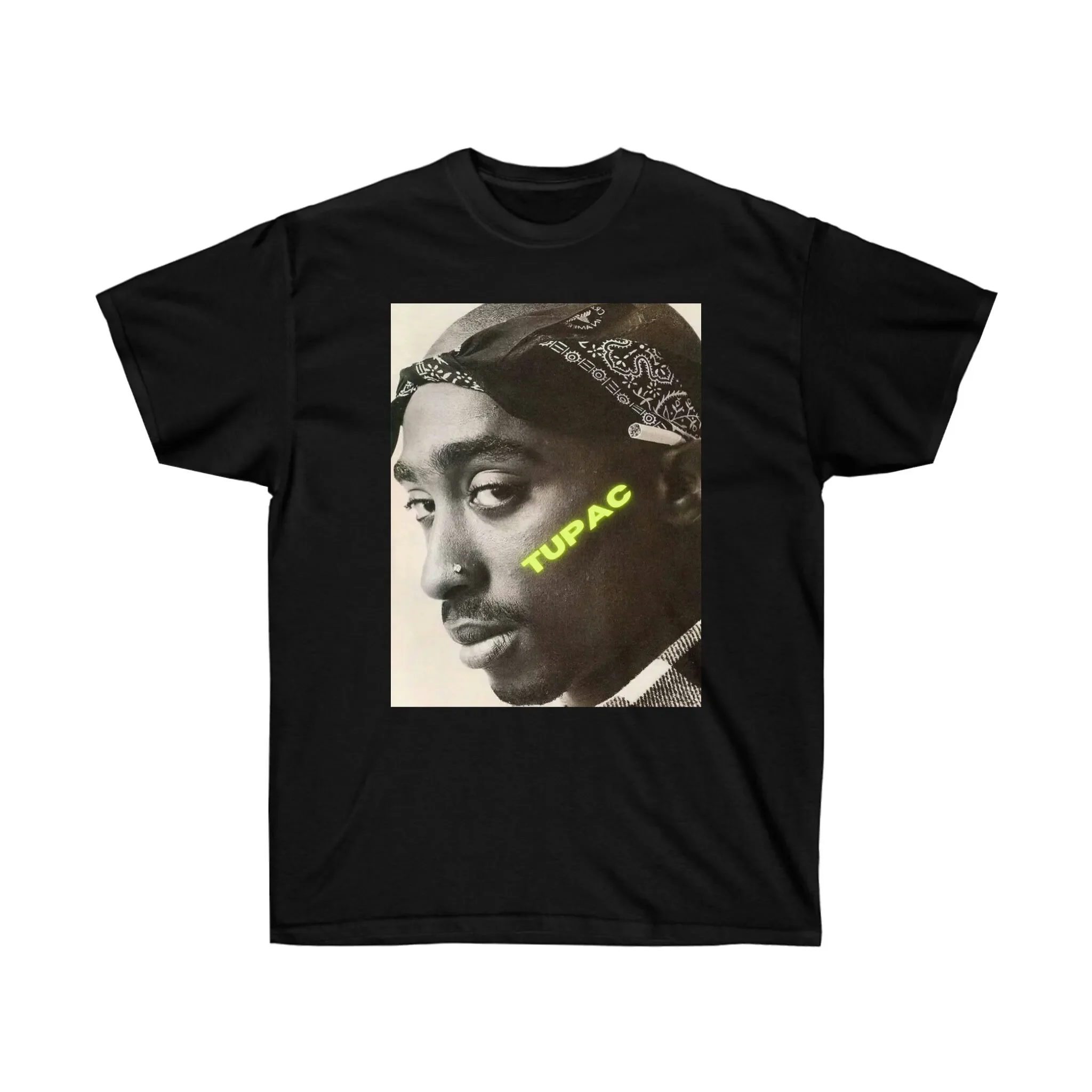 Tupac Lime Green Unisex Ultra Cotton Tee T-shirt