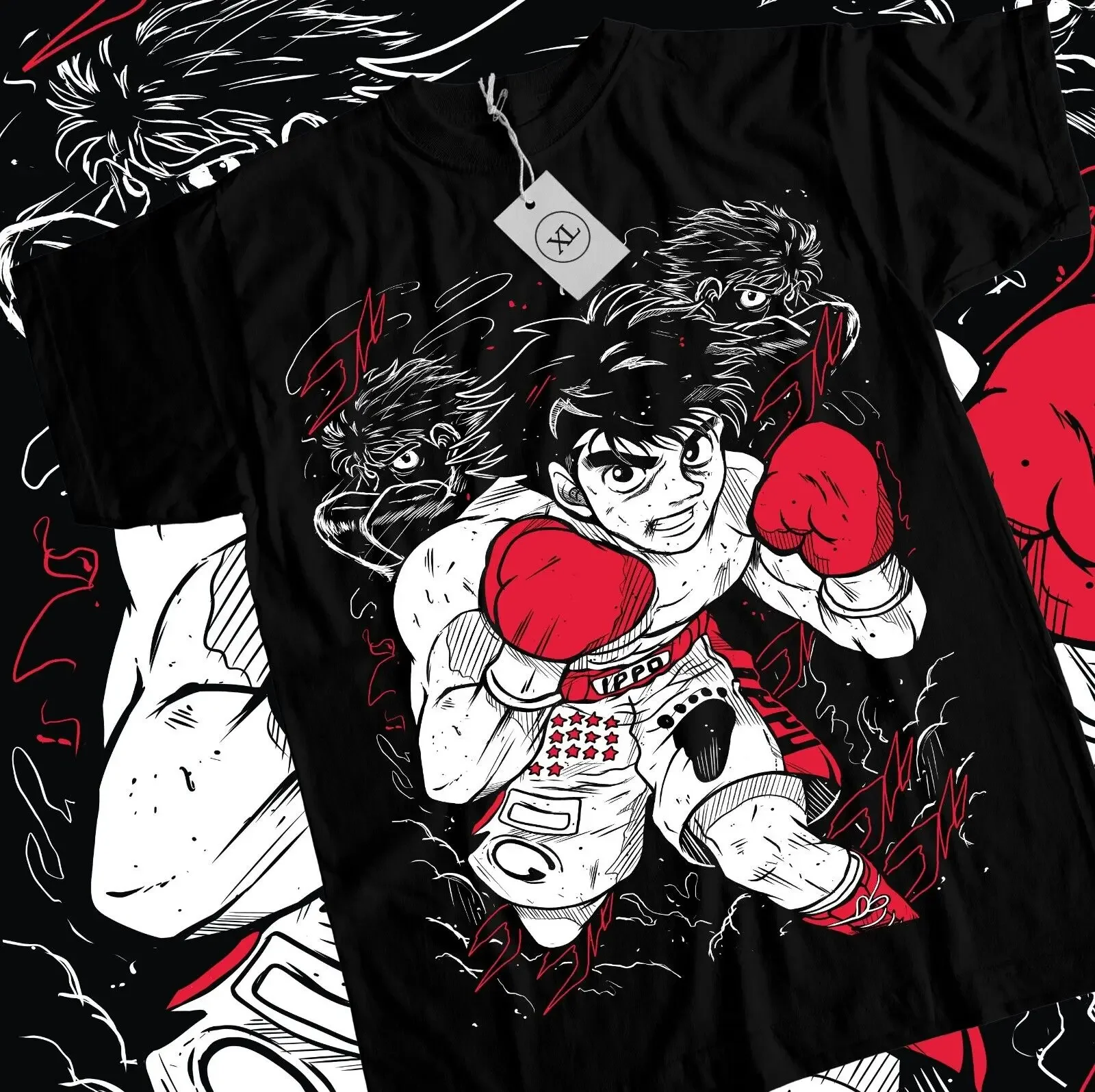 Hajime No Ippo T-shirt Kamogawa Boxing Gym Ippo Makunouchi Kbg Sport Shirt