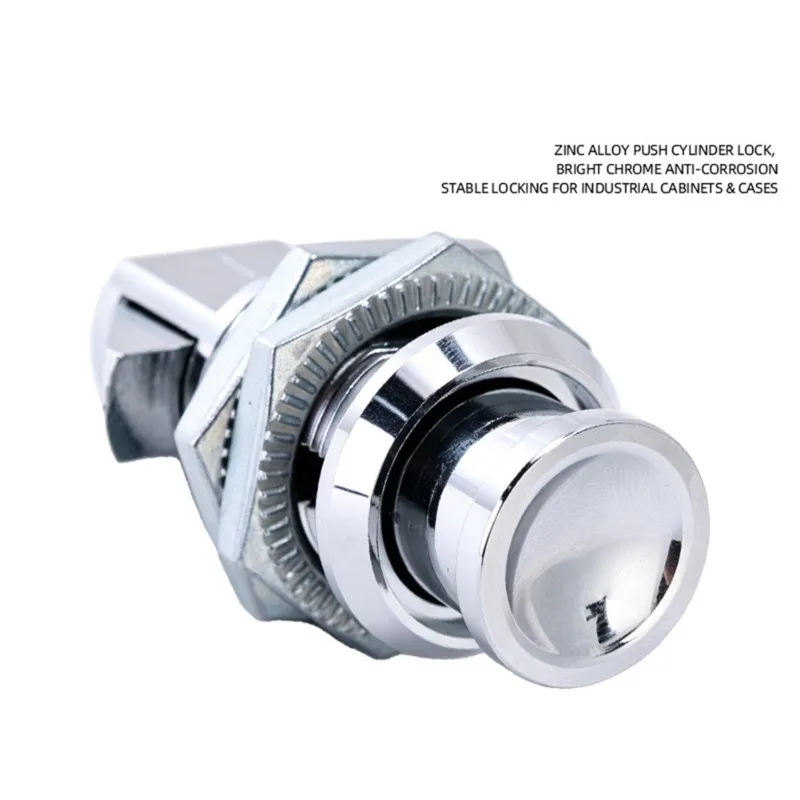 PORK-Zinc Alloy Press For Industrial Cabinet Cylinder Lock- MS210-2 Durable And Secure Design