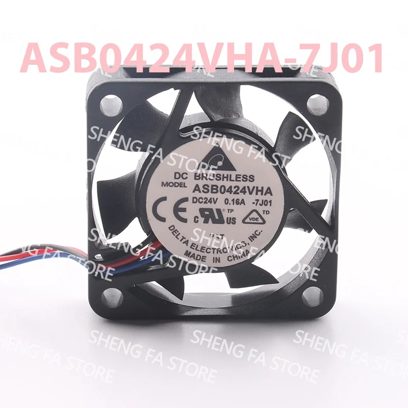 ASB0424VHA-7J01 AC EC 4010 40X40X10MM 4CM Printer Inverter Double Ball Bearing Miniature Delta 12V 48V DC 24V 0.16A Cooling Fan