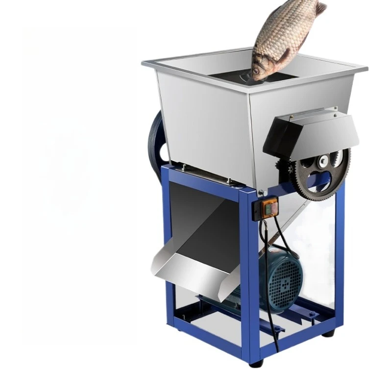 Commercial Electric Fish Cutting Machine 2200W - Stainless Steel Fish Block Cutter for Fish Feed & Farm Use