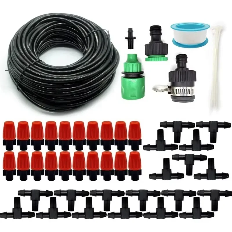 Other Watering Irrigation Watering DIY Adjustable Dripper Garden Home Microsystem Drip Irrigation Kit