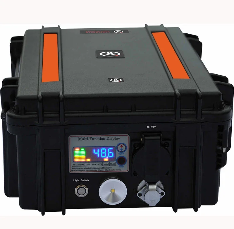 Portable Power Station 3000w Lithium Battery Built in Compact Mobile Solar Generator for Home and Outdoor