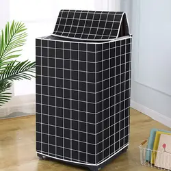 Washing Machine Cover Black Sealing Key Shabby for Rain and Dryer Front 12kg Brastemp Waterproof Mat Flip Up Cover