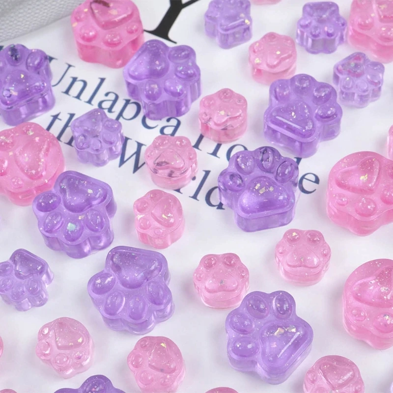 Mini Claw Resin Mold Animal Paw Wax Pellet Molds Handmade Soap Molds DIY Baking Moylds Cake Fondant Chocolate-Decor