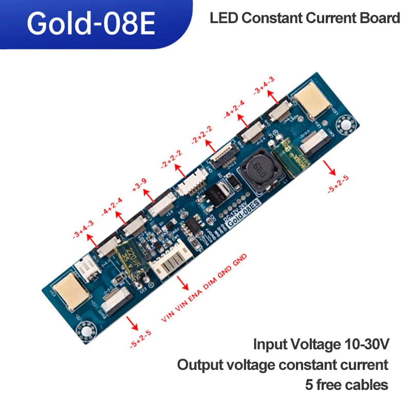 12 interface led constant current board universal boost board backlight constant current driver board Input 10-30V