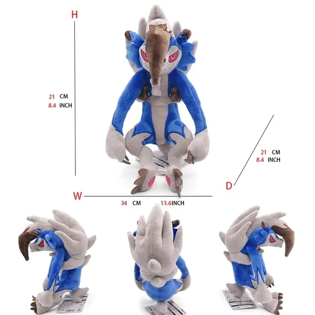 Pokémon Großes Plüschtier, Erd-Schildkröte, Huangyan-Wolf, Soloya, Feurdrache, Spielzeugpuppe, Plüschtier Chi