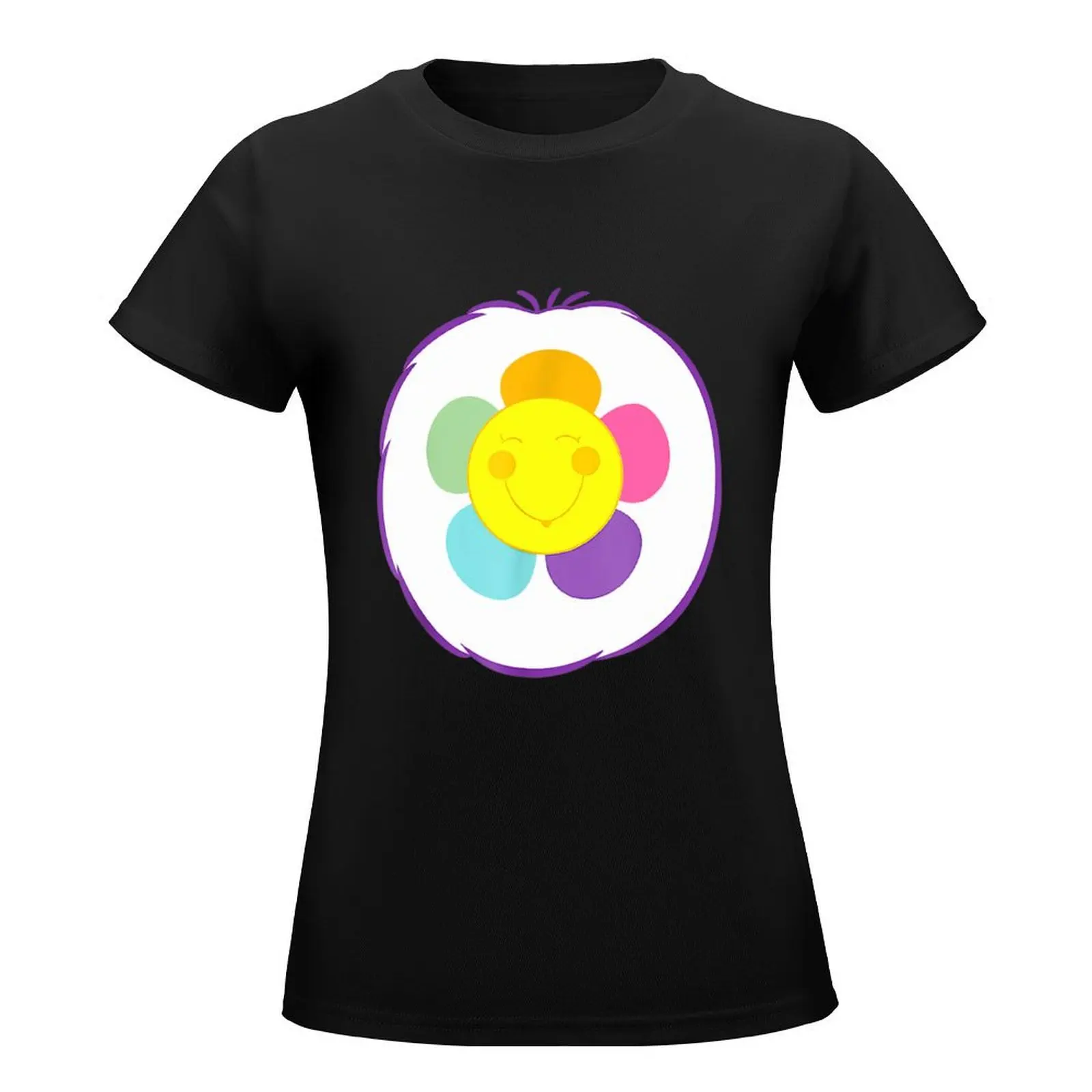 Harmony-Care-For-Bear-Smile-Flower-Costume Halloween 12 T-Shirt anime vintage clothes t shirts for Womens