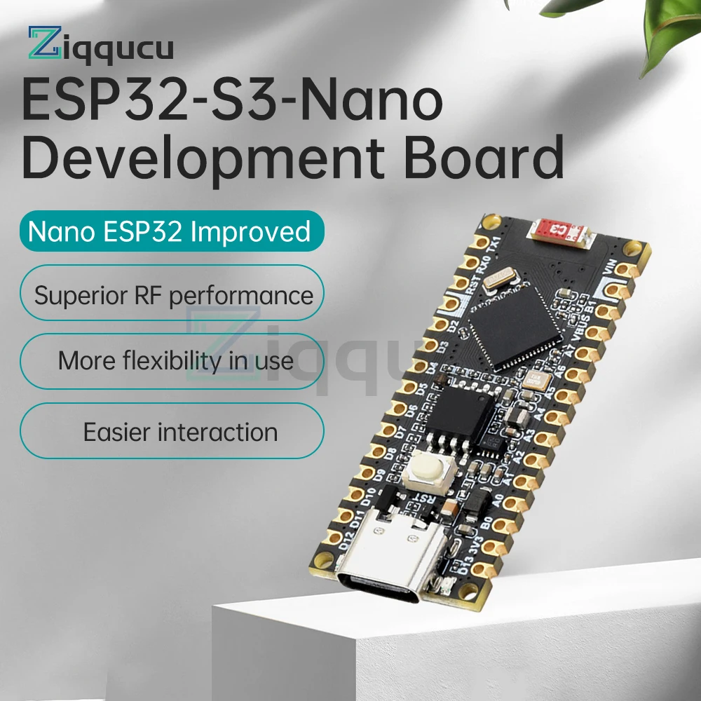 ESP32-S3 Nano WiFi Bluetooth Development Board IoT Development Board Based on ESP32-S3R8 for Arduino