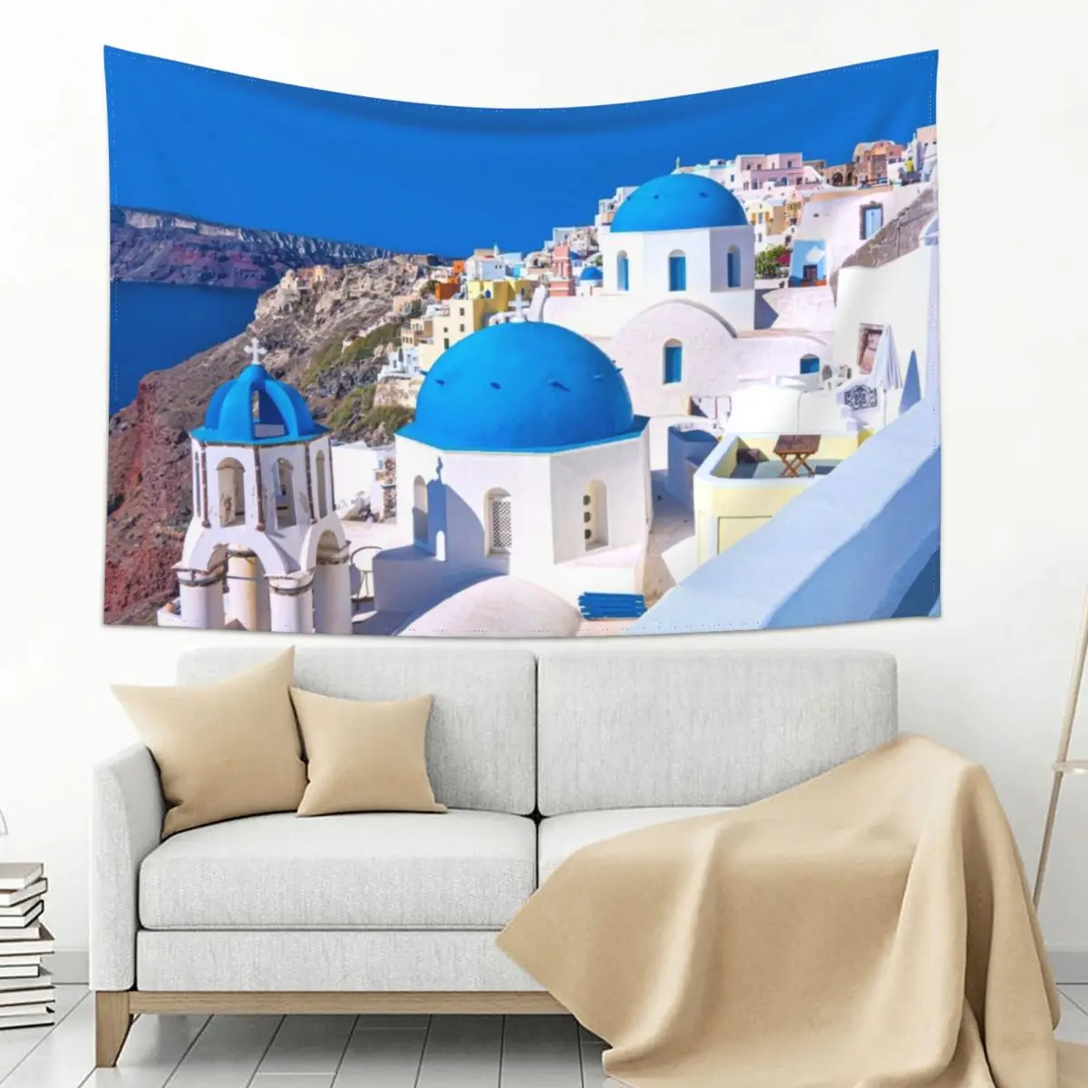 

Santorini Island, Greece Tapestry