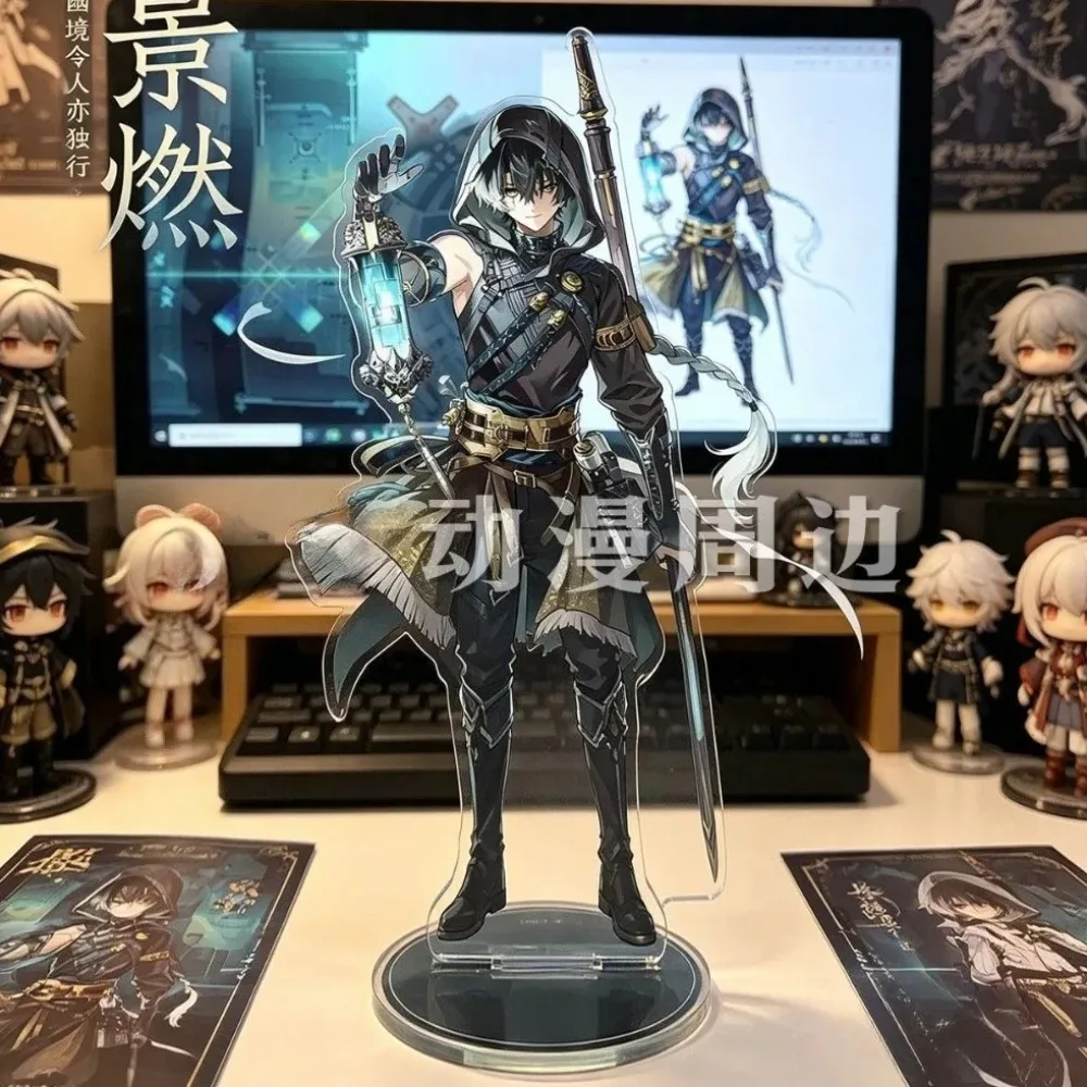 10cm Game Wuthering Waves Yangyang Xuanling Acrylic Standing Sign Model Plaque Action Figure High Beauty Desktop Ornament