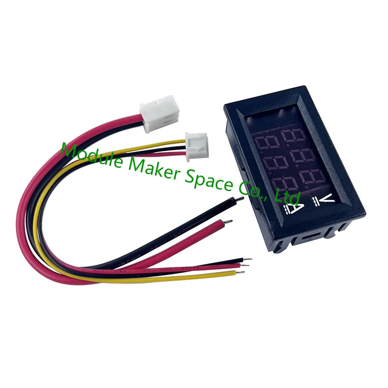 Мини-цифровой вольтметр постоянного тока 0-100 В 1A 10A 50A 100A Amp Вольтметр напряжения и тока детектор тестер двойной светодиодный дисплей датчик + шунт