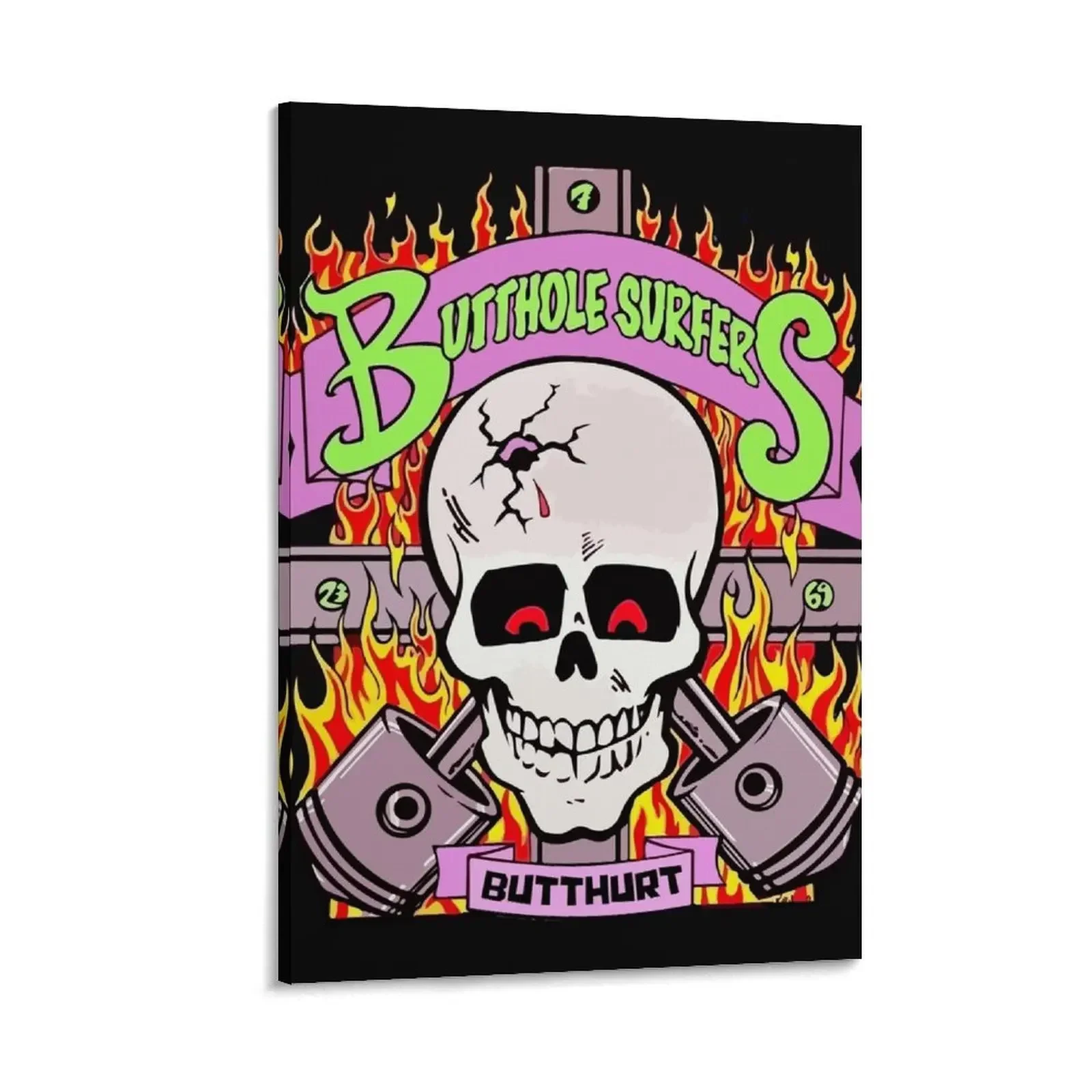 

Butthole Surfers Art Canvas Painting room decors aesthetic aesthetic room decoration posters for room Decoration bedroom