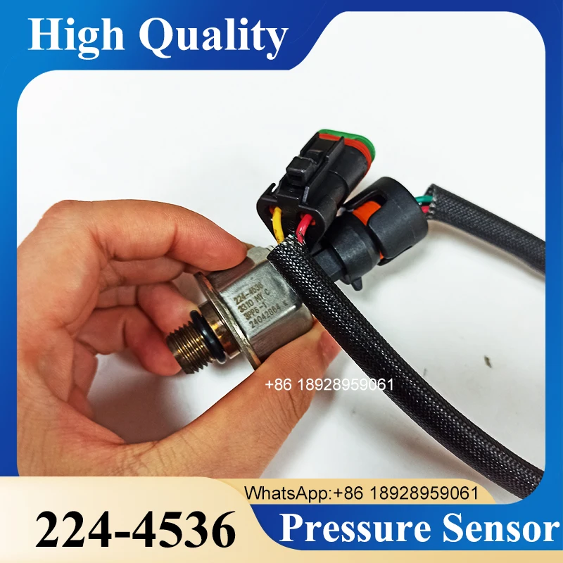 C9 Engine Pressure Sensor 224-4536 2244536 for Caterpillar Cat E330D E328D E329D LN 325D E329D E324D E336D