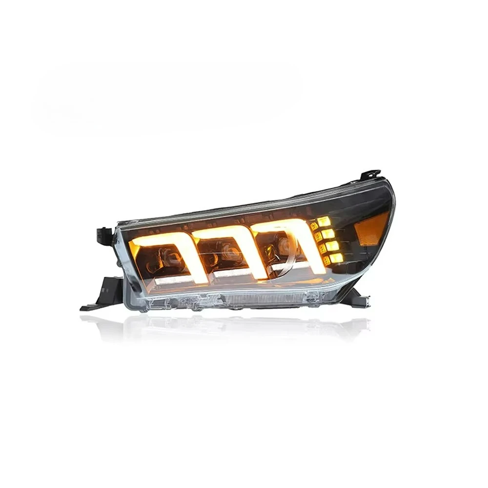 Durable LED Assembly Headlamp Bulb Daytime Running Lens Front Light Headlight for Toyota Hilux Revo Rocco New Condition 6500k