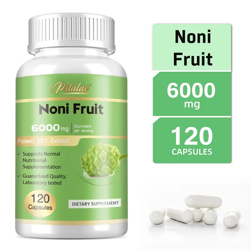 

Noni Fruit Capsules - Improves Sleep Quality, Promotes Digestive Health, and Increases Energy Levels, Antioxidant, Non-GMO