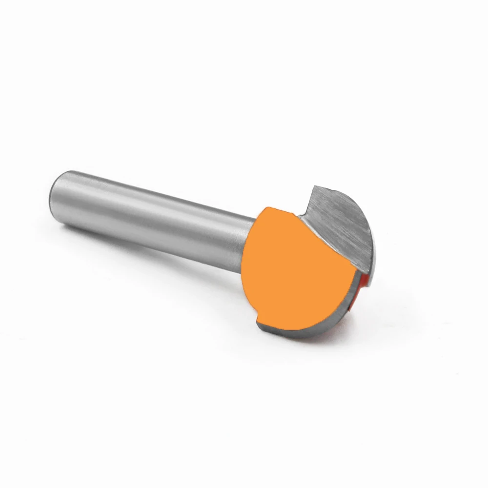 1PC 6MM Shank Milling CUTTER ไม้แกะสลักไม้จมูก Router บิตเครื่องตัดไม้ CNC รัศมี Core กล่องคาร์ไบด์