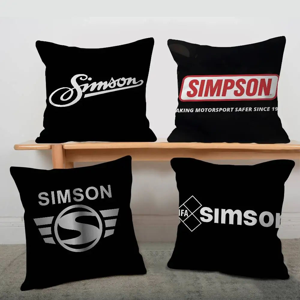 Motorcycle Brand S-Simson Personalized Pillow Cover Kids Bedroom Wild Party Decor Pillowcase kid Birthday shower Gift