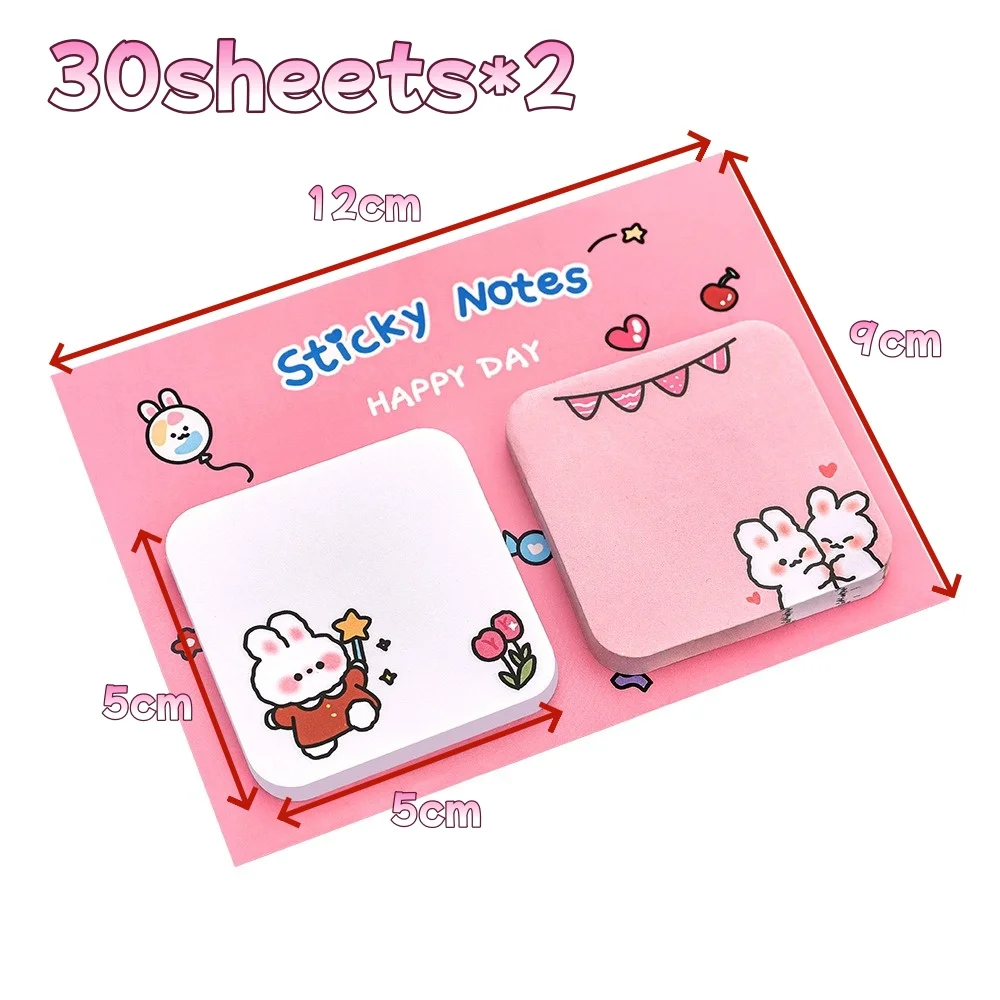 240/480sheets Sticky Note Combination Capybara Astronaut Message Notes Sticky Note Paper Student Adhesive Stationery