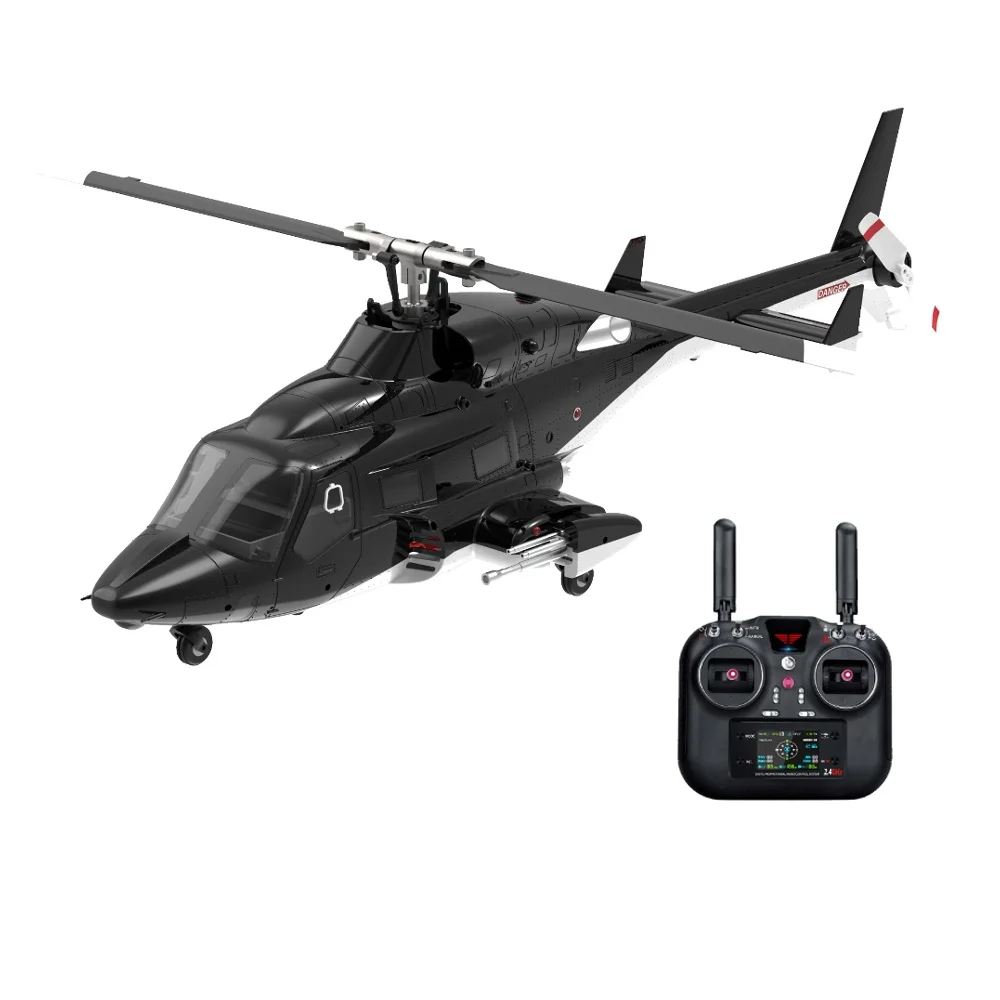 

Eachine E188S AirWolf 2.4G 9CH 6G GPS Optical Flow Localization LiDAR TOF Altitude Hold Dual Brushless Motor RC Helicopter RTF