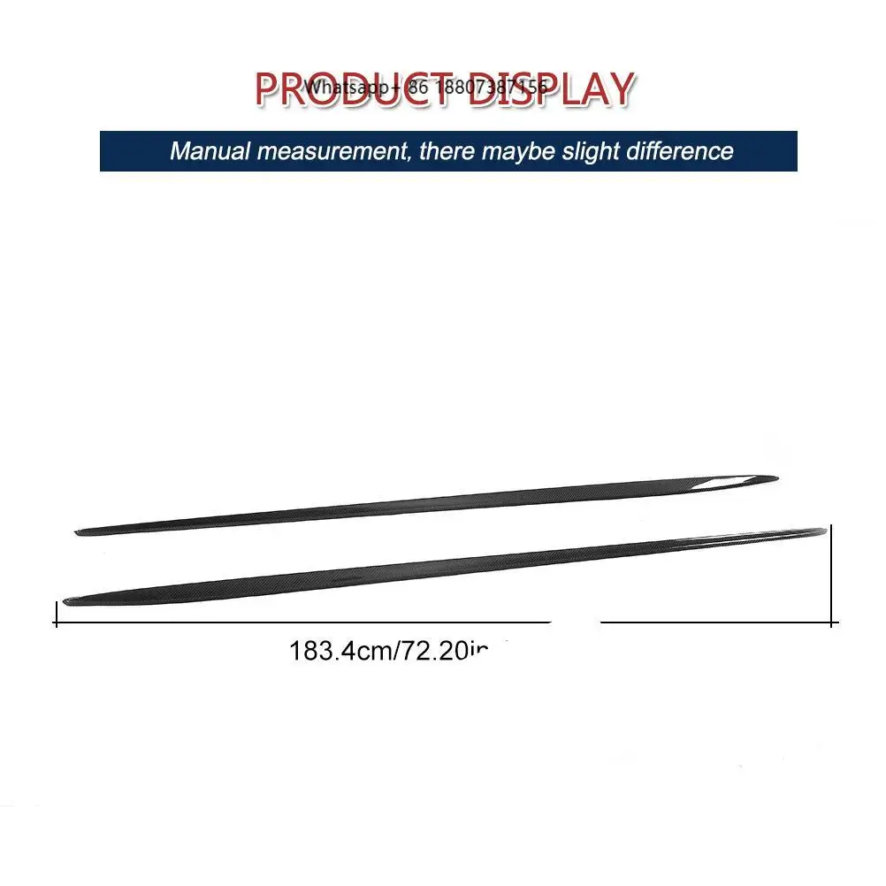 

Carbon Fiber Side Skirts Trim for MercedesBenz E-Class (C238) E200 E300 E500 Sport 17-18(Fits: C238 Sport Only)