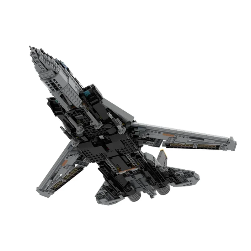 Serie militare Moc Building Blocks F-14 TOMCAT Modello Tecnologia Aerei Mattoni Assemblaggio FAI DA TE Giocattolo Da Caccia Per Il Capretto 10300 B-MODEL