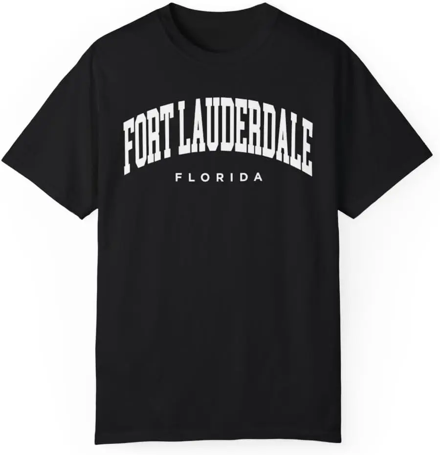 Fort Lauderdale Florida Adult Unisex Comfort Colors Short Sleeve T-Shirt