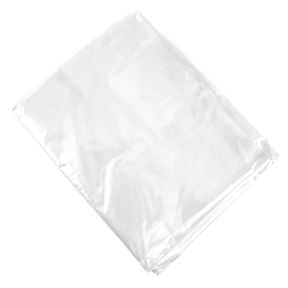 

50Pcs Garment Bags Dust Cover Plastic Clothes Storage Bags for Hanging Clothes Closet Protective Storage