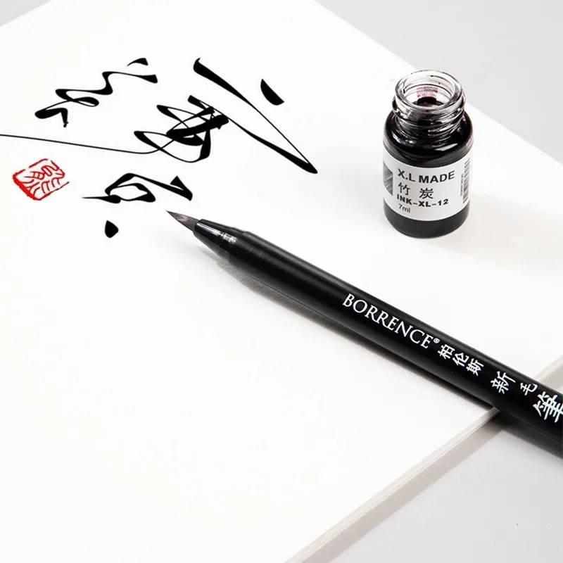 Soft Head Calligraphy Brush Chinese Calligraphy Practice Pen For Beginner Student Watercolor Brushes Pens Art Drawing Stationery