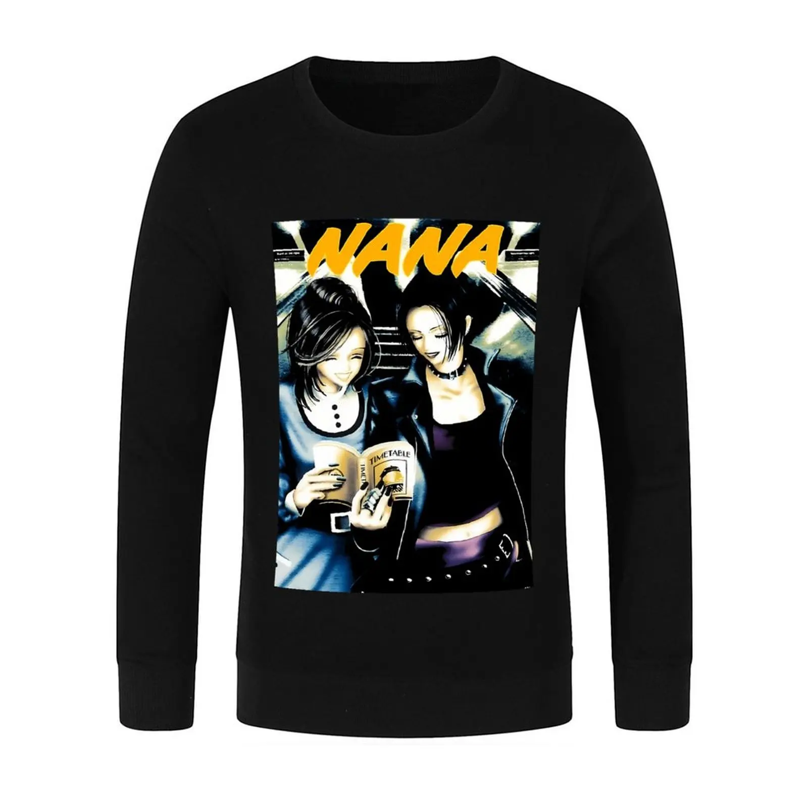 نانا أوساكي بلوفر بأحجار سوداء ملابس رجالية معطف رجالي ملابس رجالية خريف منتجات جديدة جديدة في بلوزات