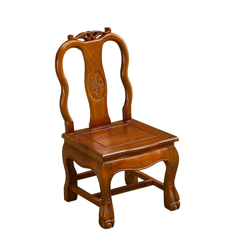 Solid Wood Small Chair Rosewood Armchair Wedding Stool Children's Shoe Changing Stool