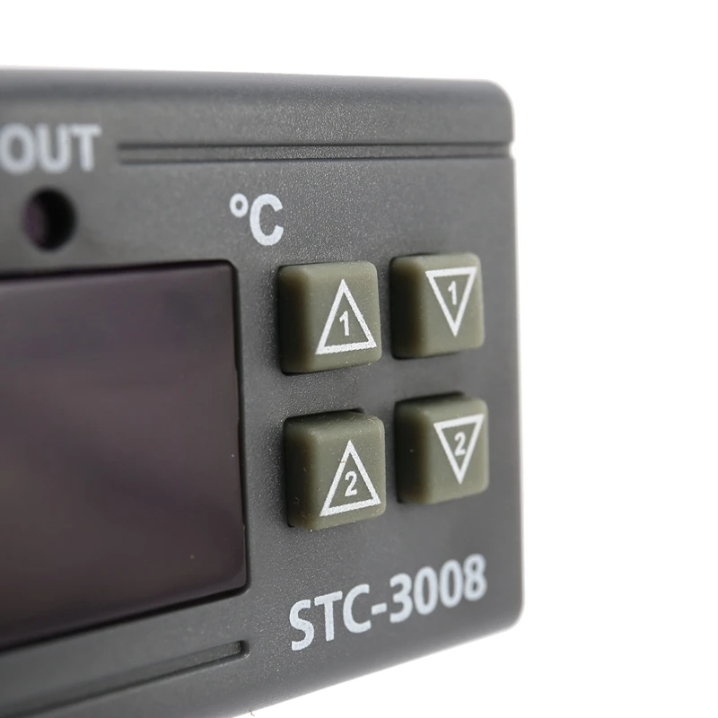 FULL-Stc-3008 인큐베이터 온도 조절기 습도계 제습기 Humidista 용 110-220V 듀얼 디지털 온도 조절기 온도 컨트롤러