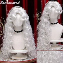 EAST ﻿Long Large big wave Wigs Cosplay Wigs Heat Resistant Synthetic Wigs Lolita Wigs For Wom Fashionable Elegant