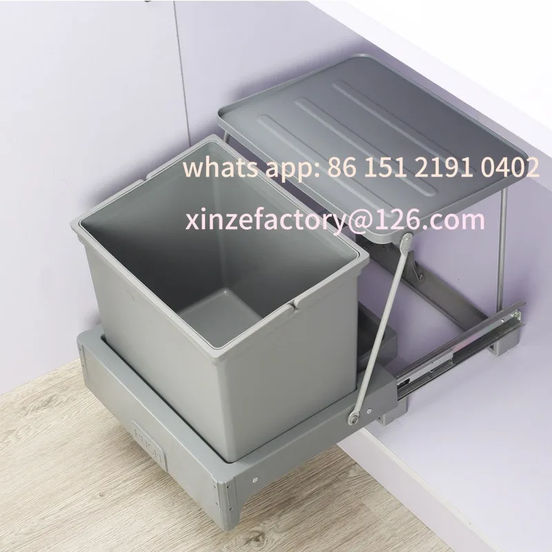 

Customizable RecycleTrash Can Large Capacity Plastic Litter Bins Multifunctional Luxury Dustbins Kitchens