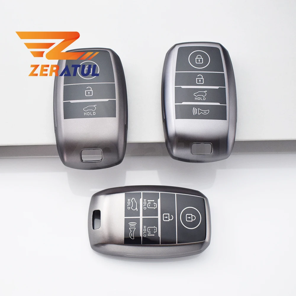 3/4/6 Buttons TPU Car Key Case Cover for Kia Soul Sorento Ski Sedona Sportage Cerato Optima K2 K3 K4 K5 Rio Picanto K2 Shell Fob