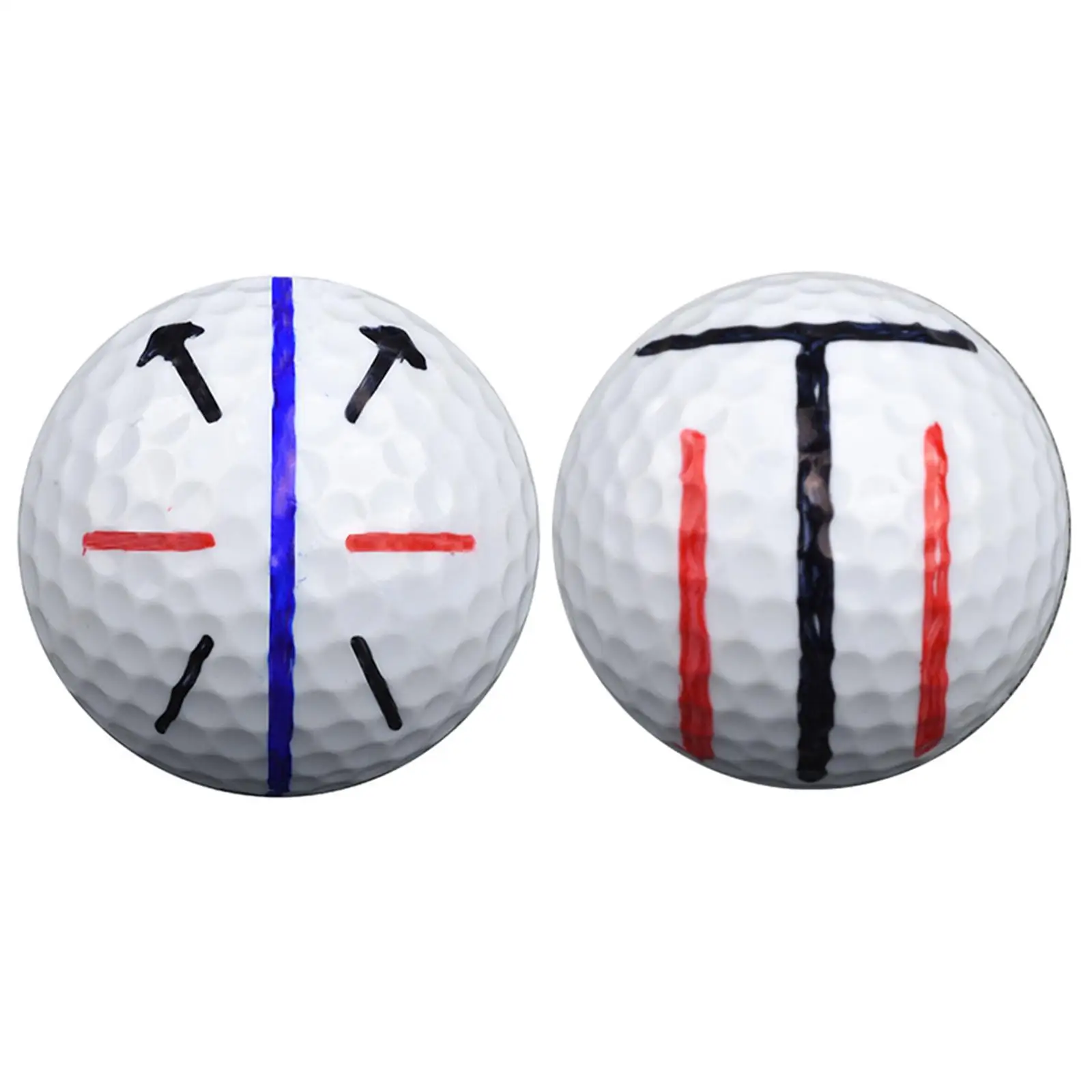 Golfball-Ausrichtung werkzeug-Swing-und Putting-Hilfe für Golfer