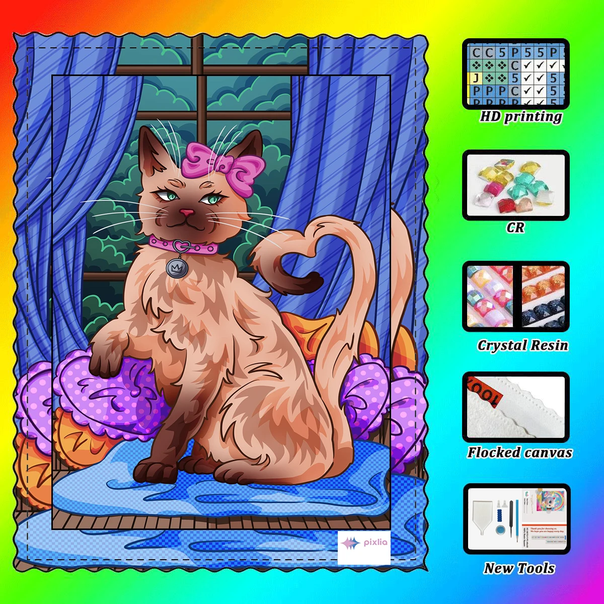 

【Andreea ArtTime】Моя леди ведьма Горный хрусталь AB Горный хрусталь FD Горный хрусталь Идеальный смоляной бриллиант