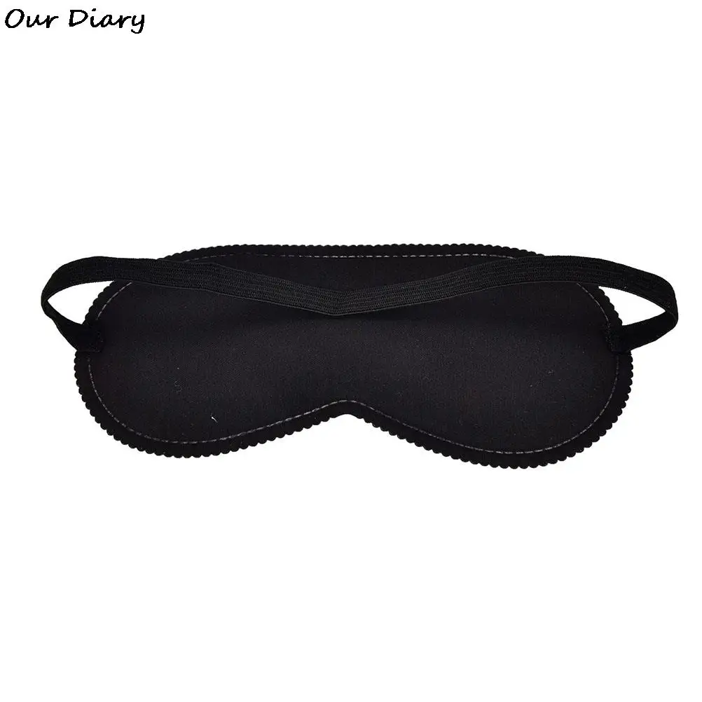 1pc Sleeping Eye Mask Black Eye Shade Sleep Mask Black Mask Bandage on Eyes for Sleeping Emotion Sleep Mask