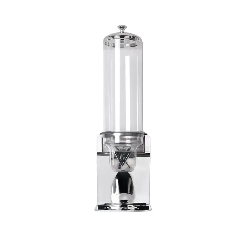 for 4L Single Barrel Stainless Steel Base Dry Food Dispenser Multi Cereal Dispenser Food Storage Container Corn Flakes