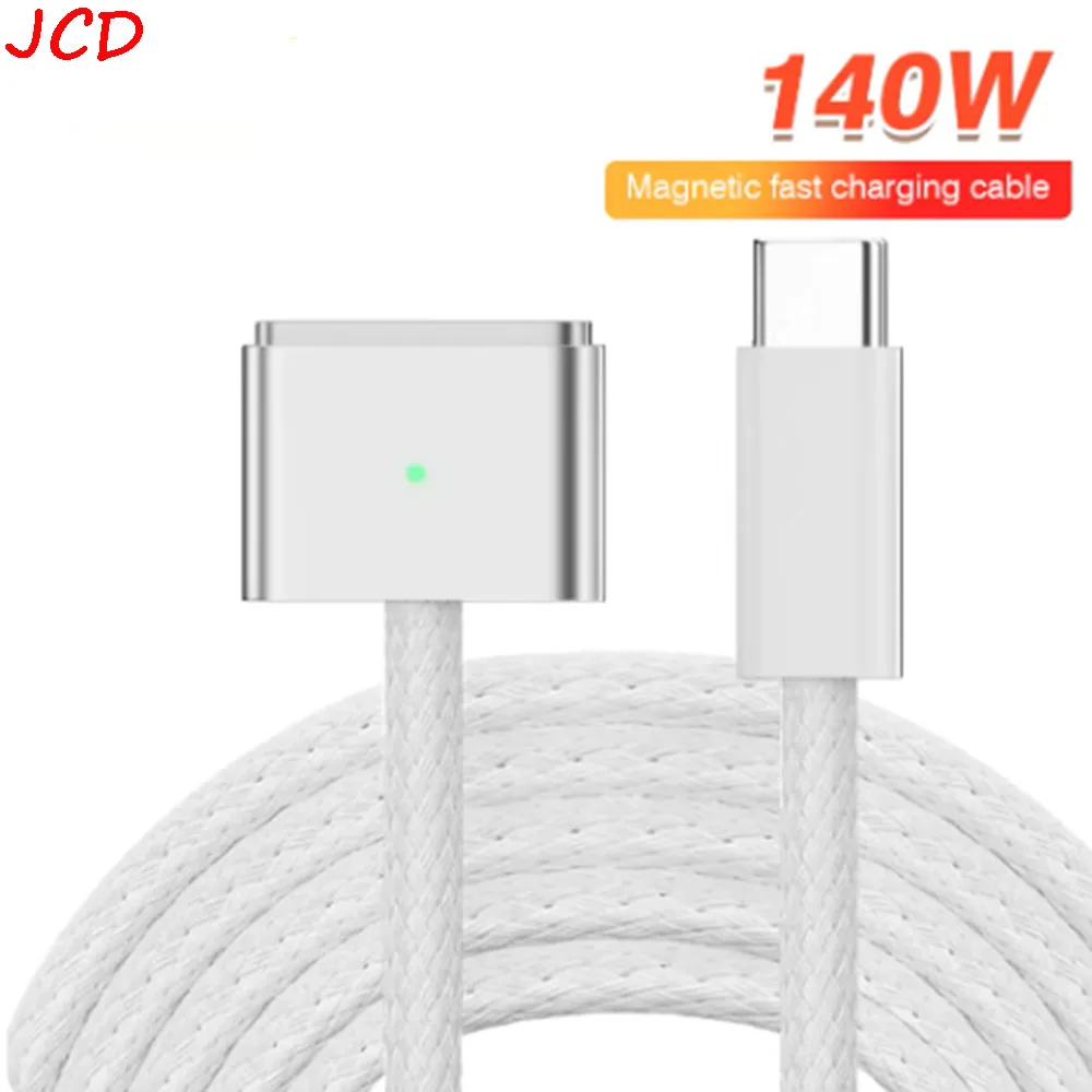 

Fast Charging Cable PD140W Type-C Male To Magsafe 3 Magnetic Plug Adapter Compatible with USB for MacBook Air/Pro 2 2M