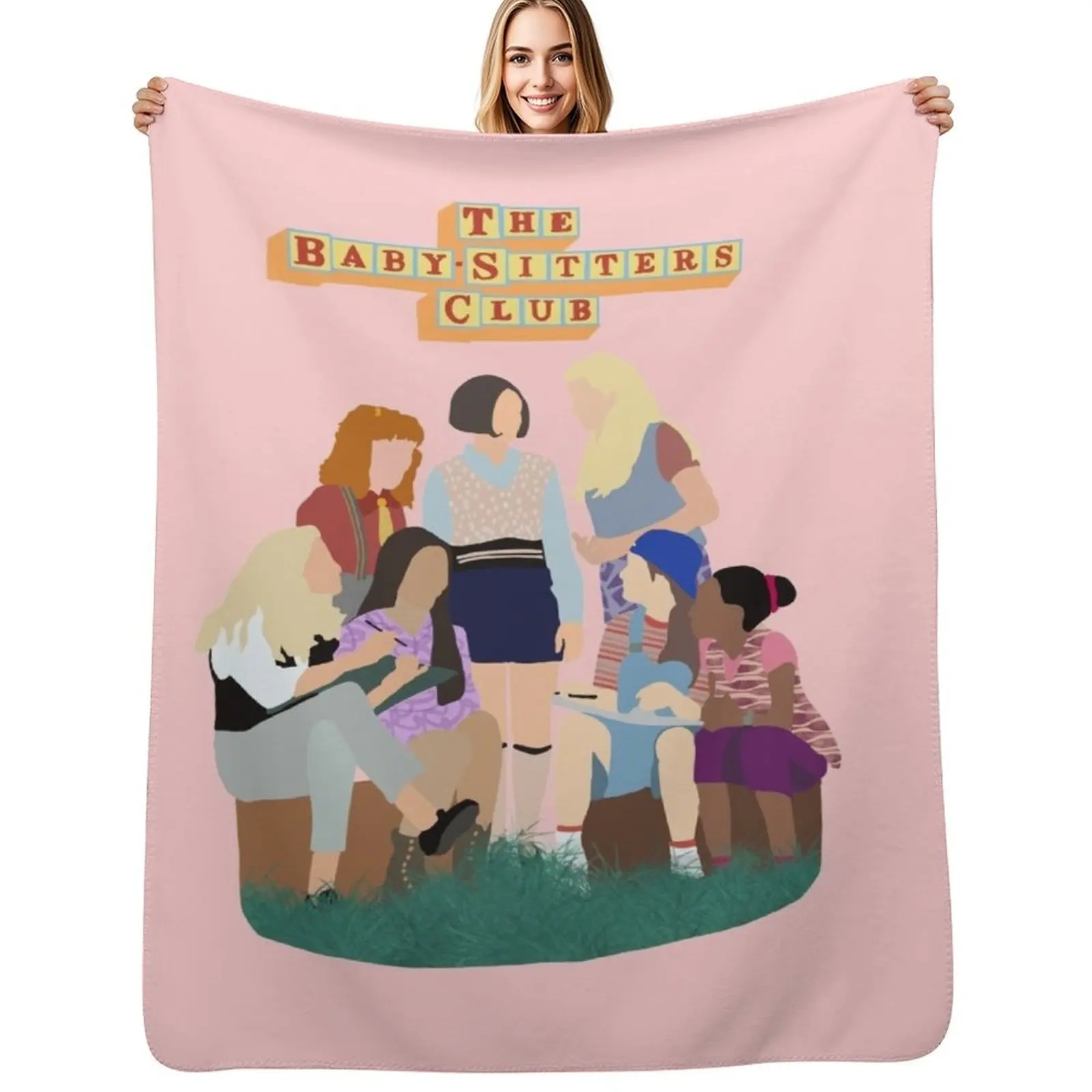 The Baby-Sitters Club Throw Blanket Soft Solid Color Blanket for Couch Bed