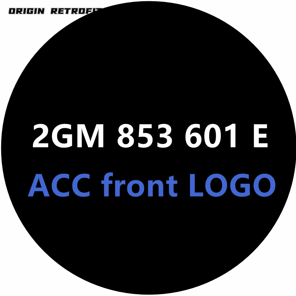 

2GM 853 601 E Genuine for VW Grille Emblem Badge for VW Polo T-Roc Touran 2018- 2GM853601E