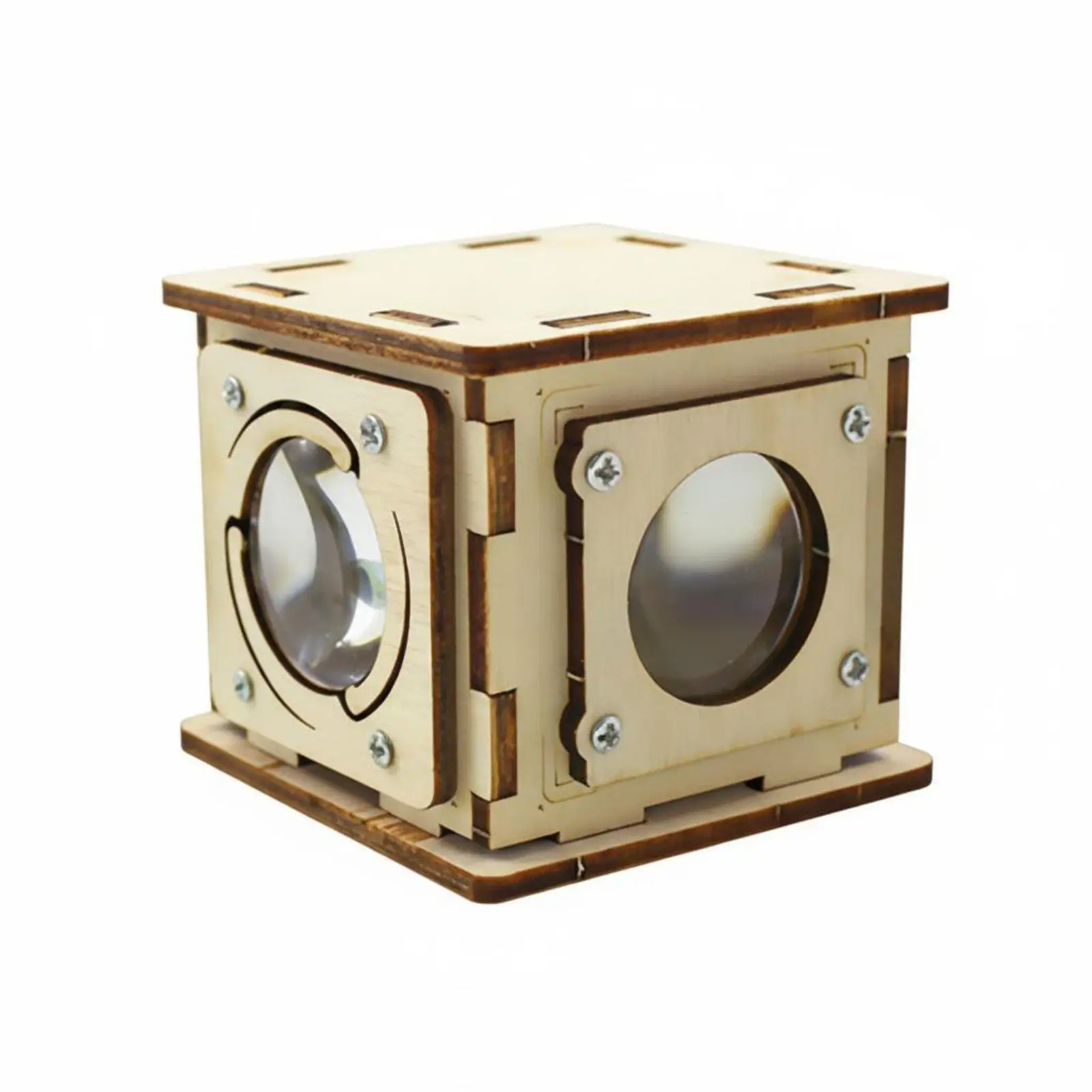 DIY Wooden Science Kit Kids Viewfinders Model Hands on Physics Teaching Aid Experiment Kit for Creative Learning